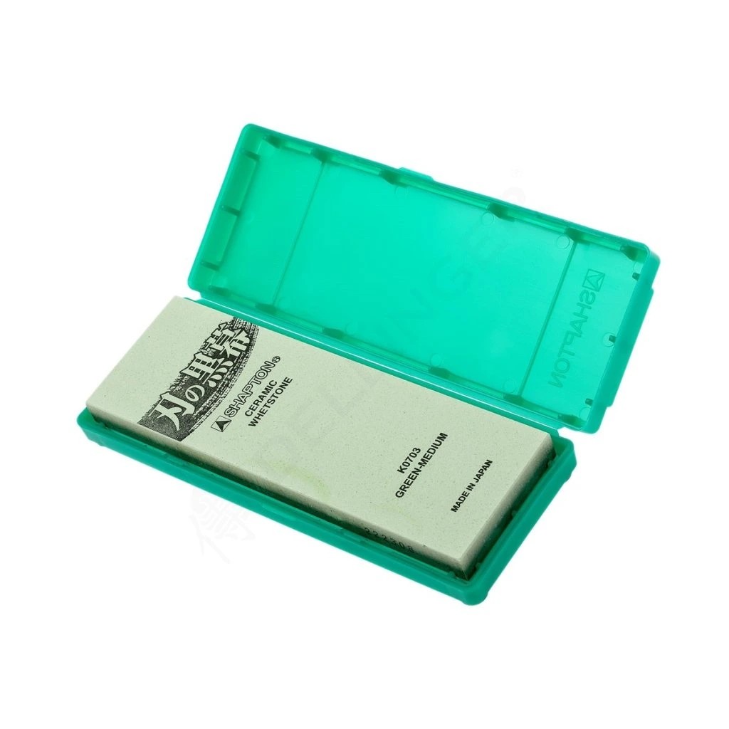 foto Japonsk� brusn� k�men 2000 SHAPTON Kuromaku, zelen�